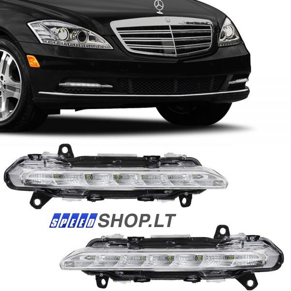 Mercedes-Benz S klasė W221 LED žibintai